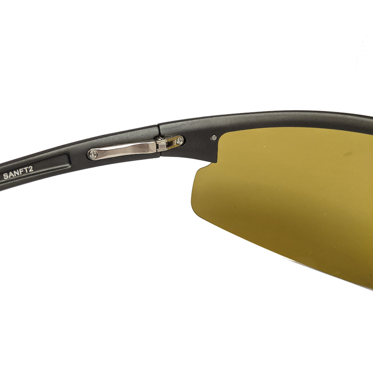 polarized photochromic sunglasses with strong bolt lock hinge
